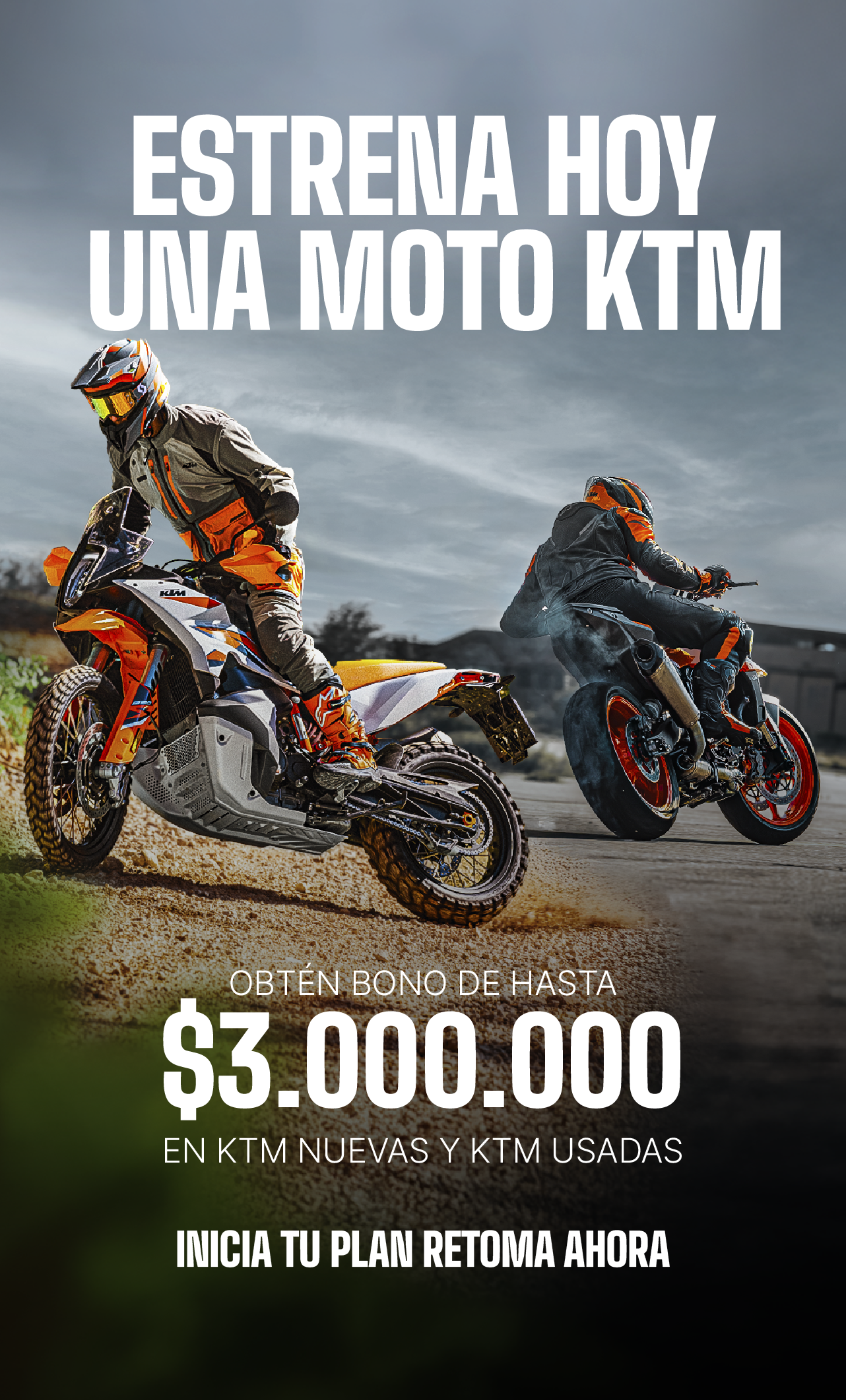 Estrena hoy tu moto KTM